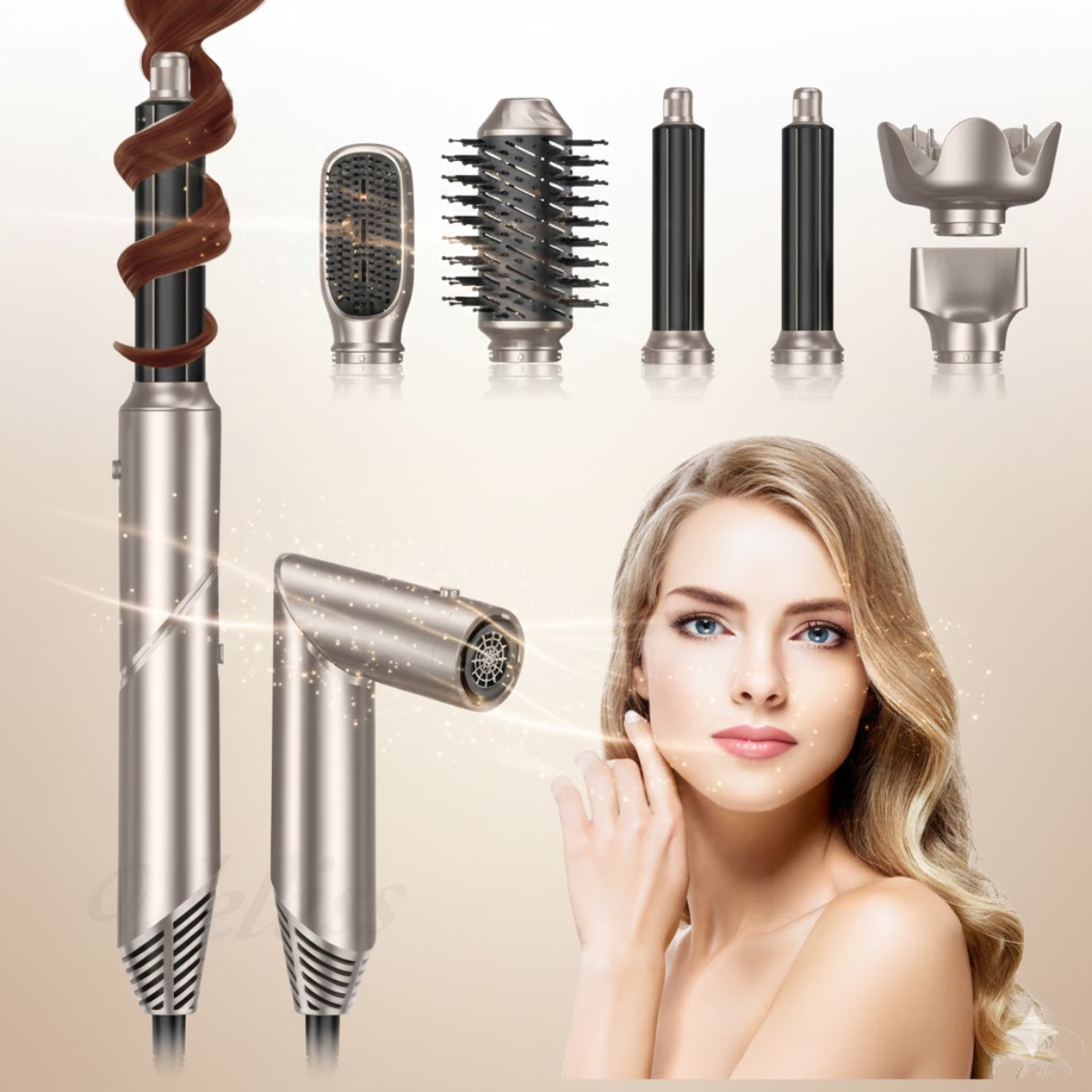 Babalyne™ – Sèche-Cheveux 6-en-1 Pro Haute Vitesse