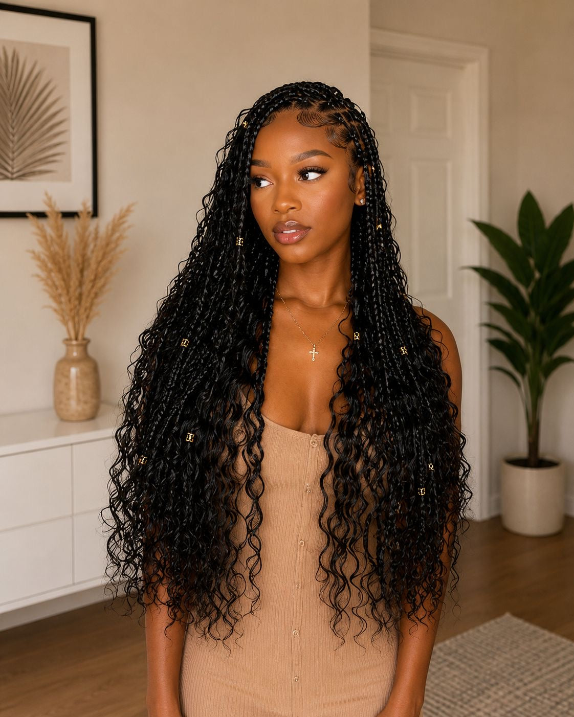 Goddess Braids- Perruque Full Lace Premium