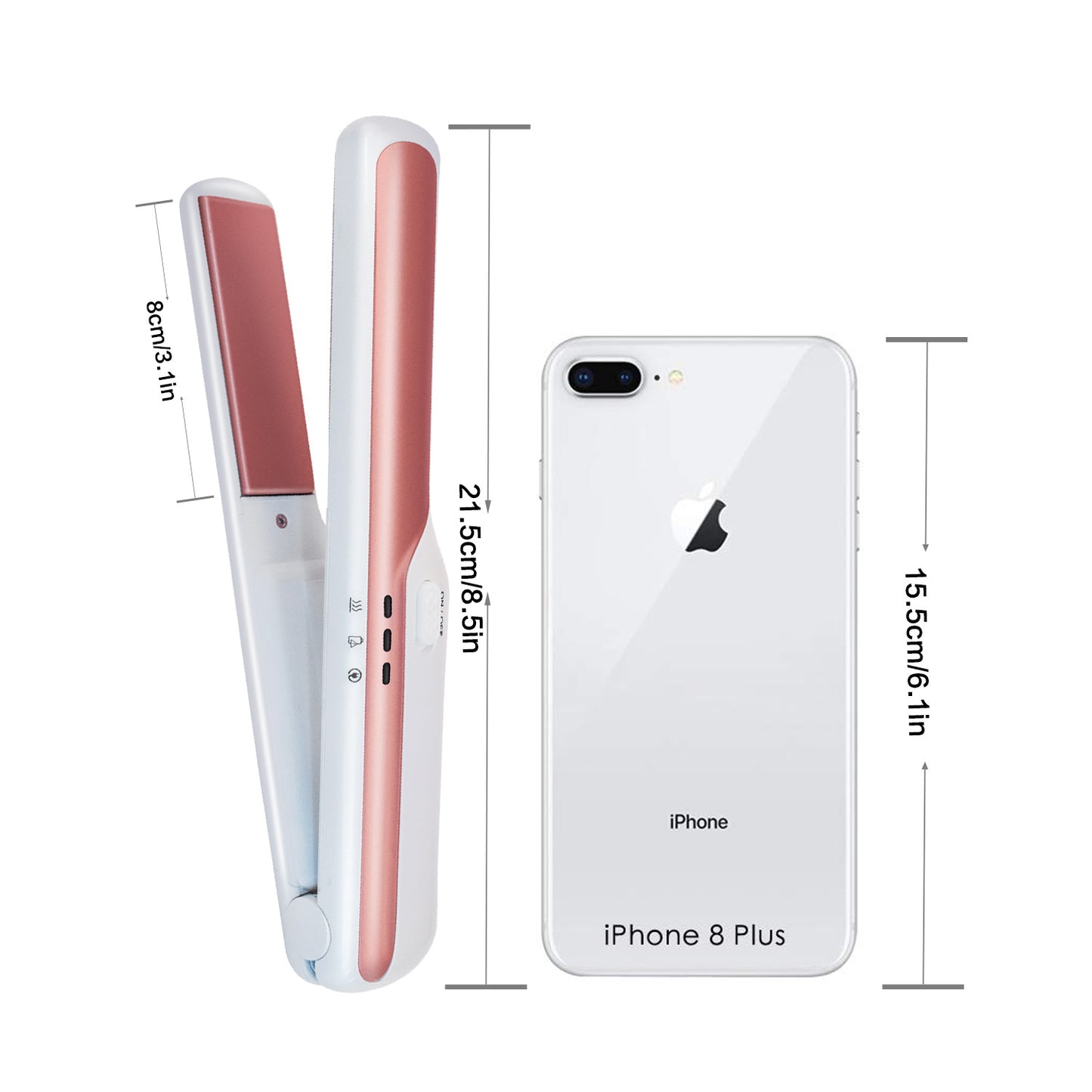 Babalyne™ – Mini Lisseur Sans Fil USB Céramique Pro