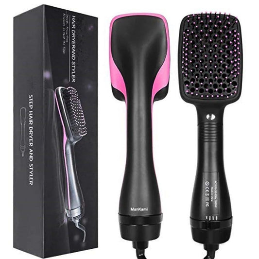 Brosse Sèche-Cheveux 2-en-1 Pro Effet Salon - Babalyne™