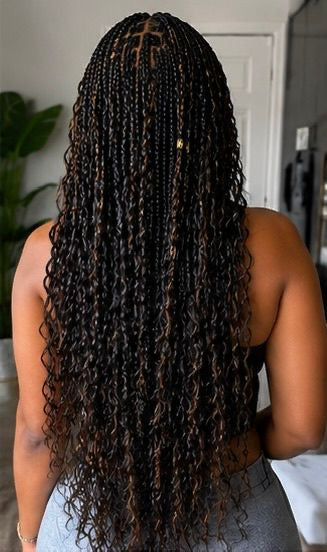 Perruque tresses bohèmes de luxe