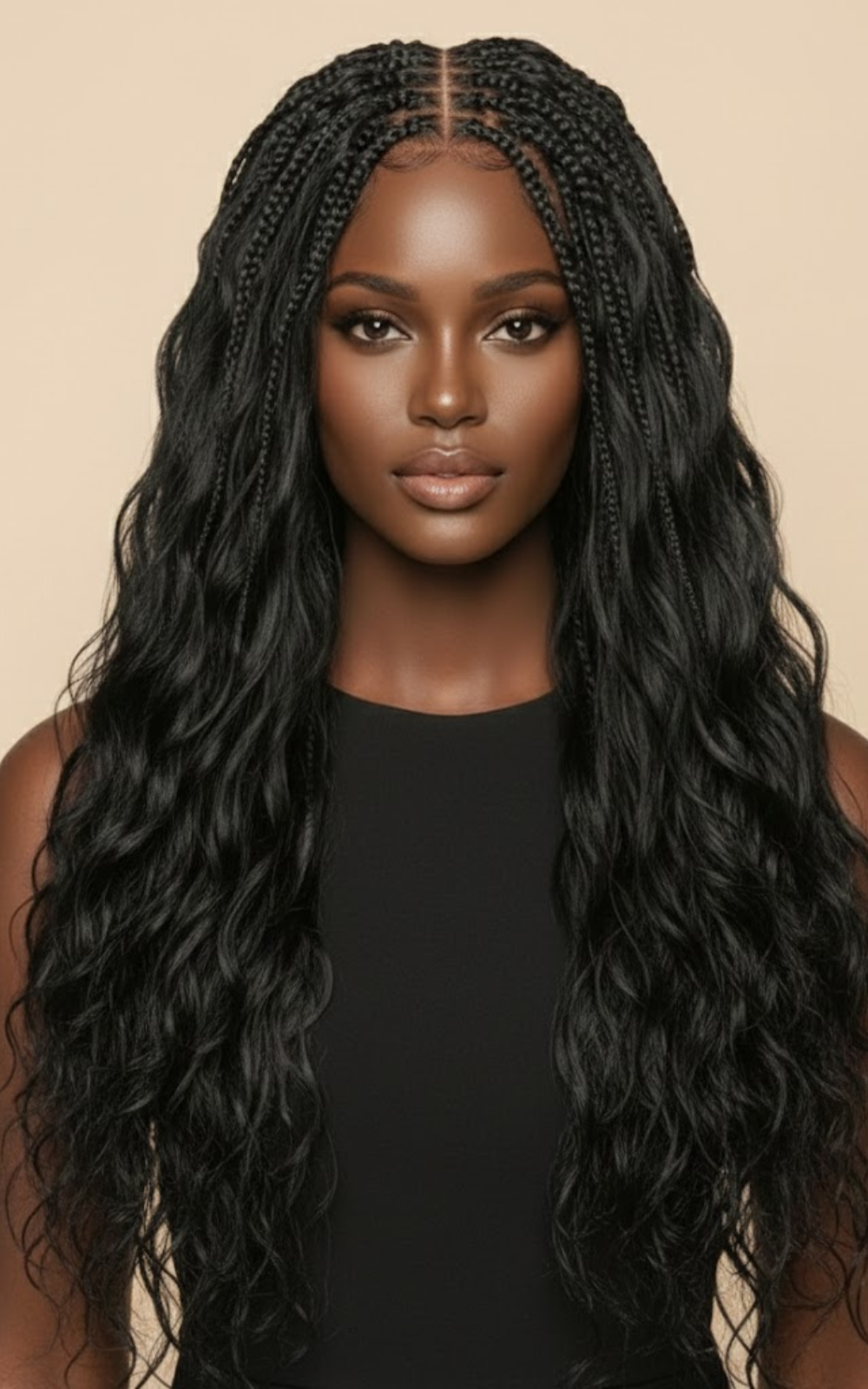 Anna – Perruque Boho Braids Premium