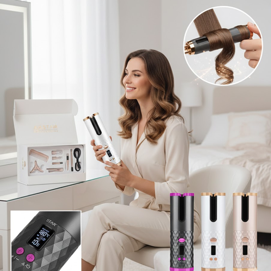 Babalyne™ – Boucleur Automatique Sans Fil Pro Céramique