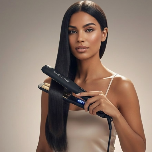 Babalyne®  Lisseur Cheveux Titanium Pro Effet Salon
