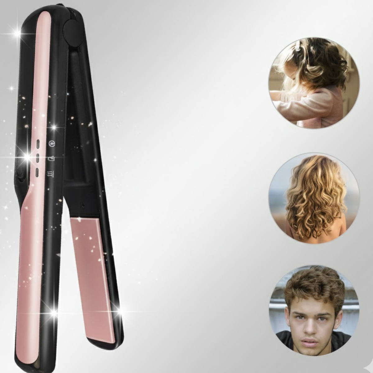 Babalyne™ – Mini Lisseur Sans Fil USB Céramique Pro