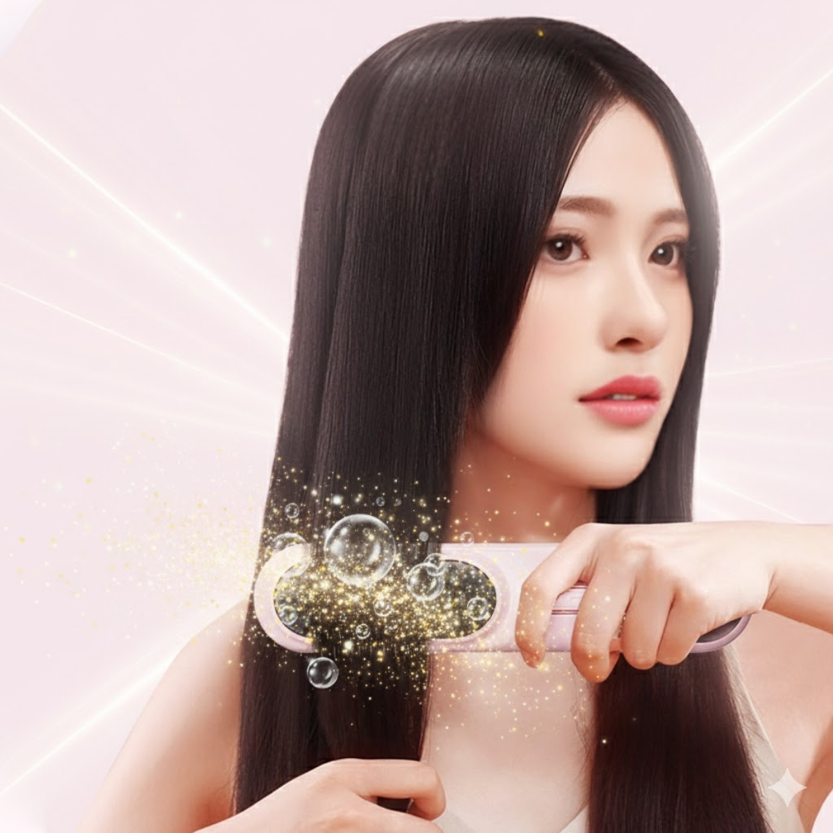 Lisseur sans fil pour cheveux