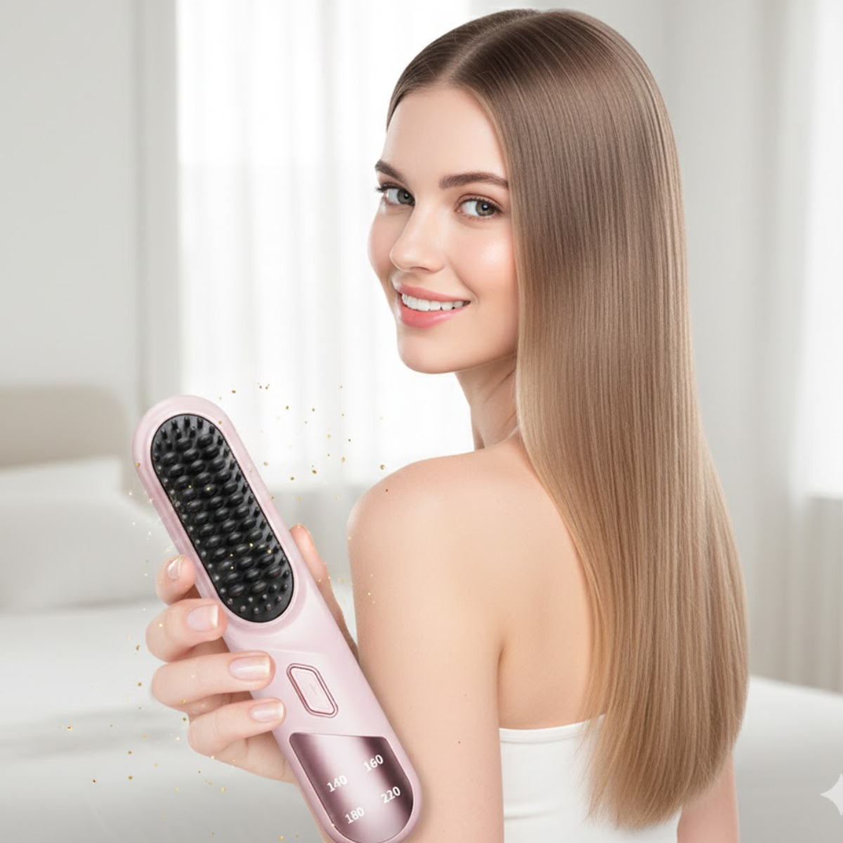 Lisseur sans fil pour cheveux