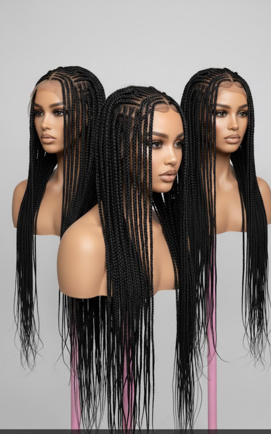 3 PCS - Macita – Perruque Cornrow Braids | Full Lace Premium