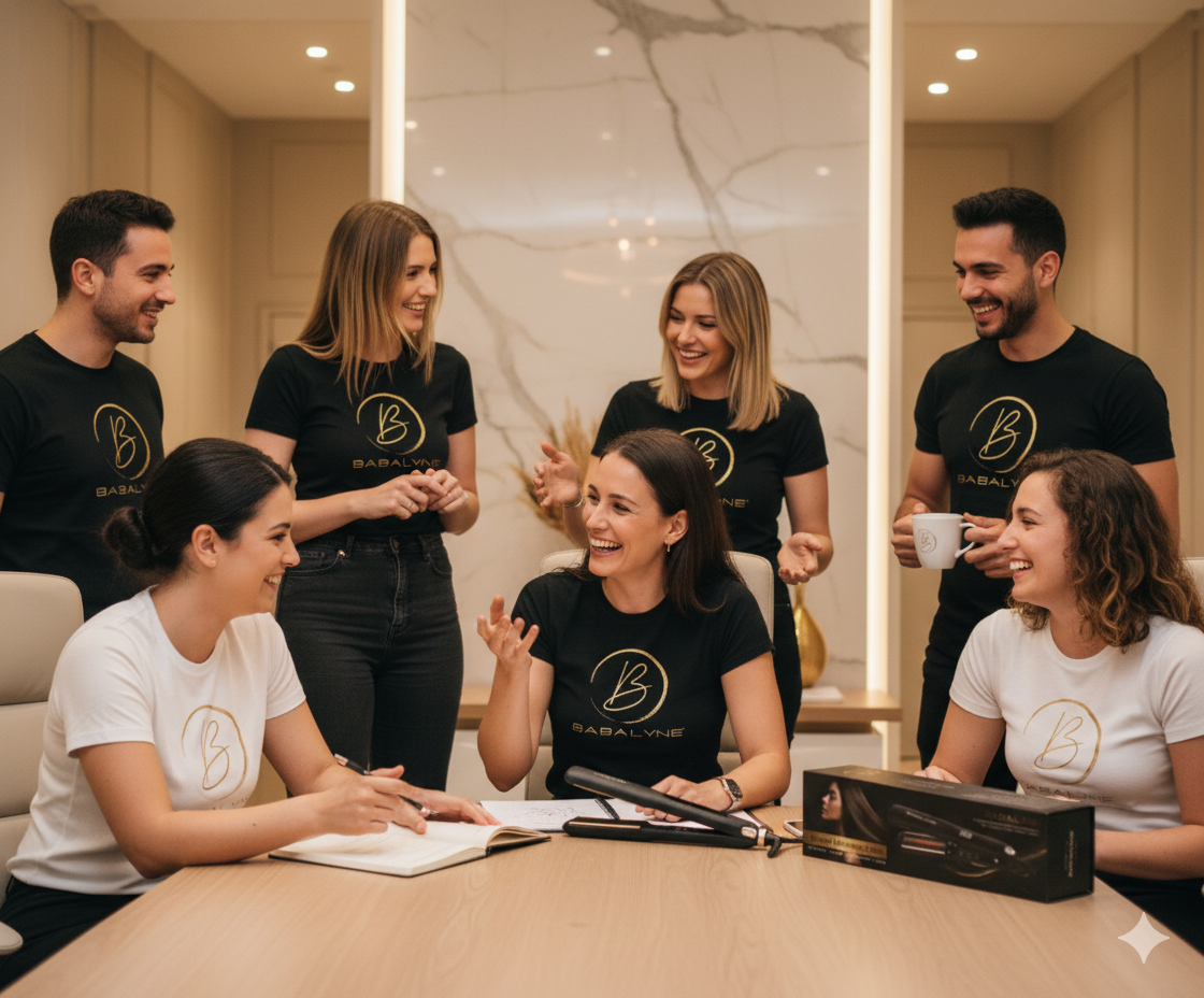 Babalyne®  Lisseur Cheveux Titanium Pro Effet Salon